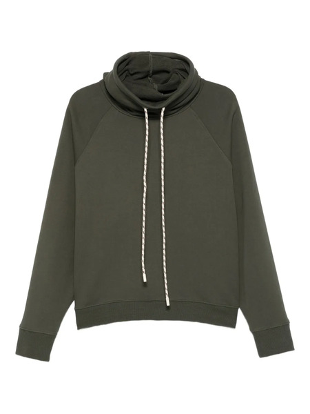  Alysi Sudadera Con Capucha Y Cuello Falso - Verde 