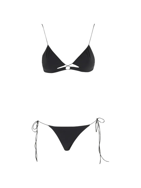  Amazuìn Bikini Con Aberturas - Negro 