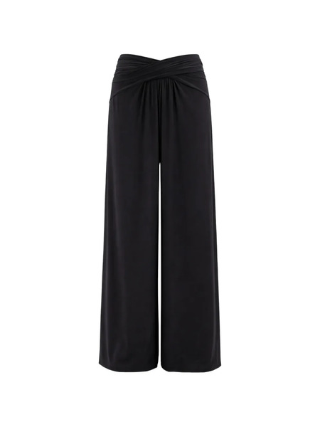  Amazuìn Pantalones Anchos - Negro 