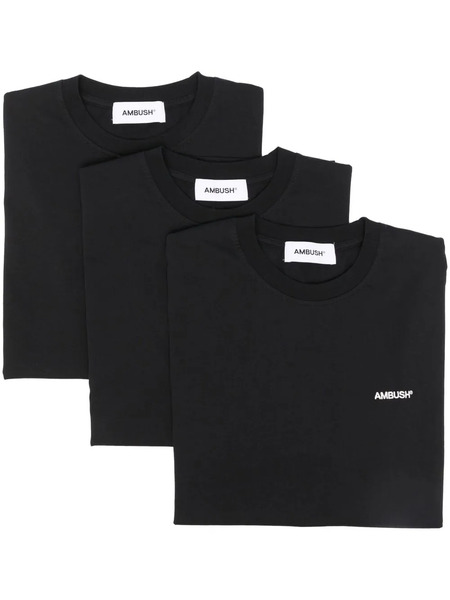  Ambush Camiseta Con Logo Estampado - Negro 