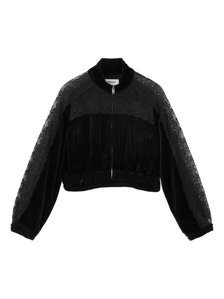  Ambush Chaqueta Bómber Con Panel De Encaje - Negro 