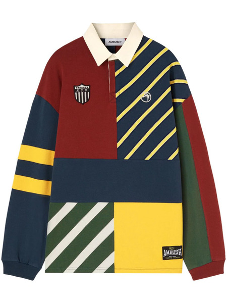  Ambush Polo Con Diseño Patchwork - Rojo 