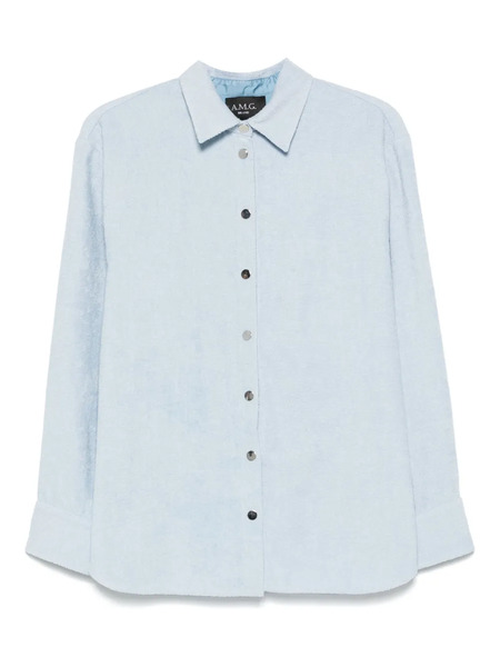  A.m.g. Camisa De Algodón - Azul 
