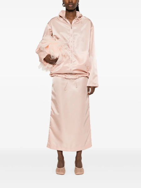  A.m.g. Chaqueta Con Capucha - Rosa 