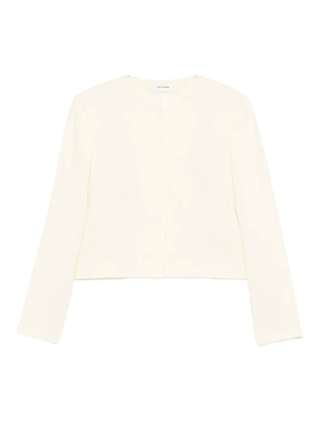  A.m.g. Chaqueta Con Cuello Redondo - Neutro 