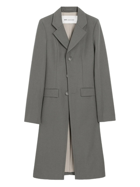  Ami Paris Abrigo Con Botones - Gris 