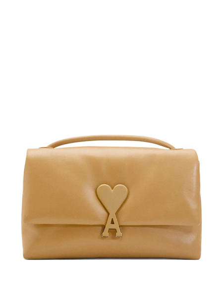  Ami Paris Bolso De Hombro Voulez-vous De Piel - Neutro 