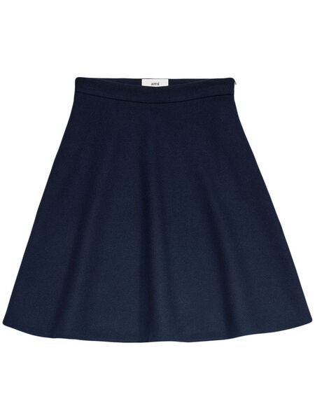  Ami Paris Falda Acampanada - Azul 