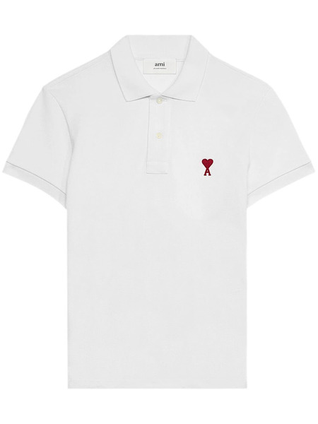  Ami Paris Polo Ami De Coeur - Blanco 