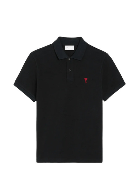  Ami Paris Polo Ami De Coeur - Negro 
