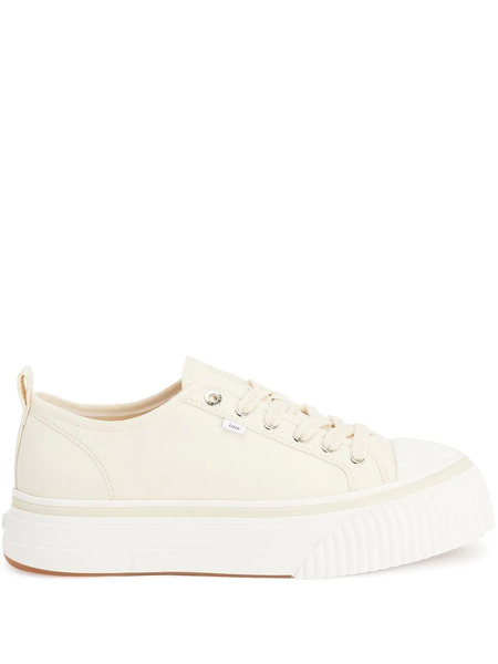  Ami Paris Zapatillas Bajas De Lona - Neutro 