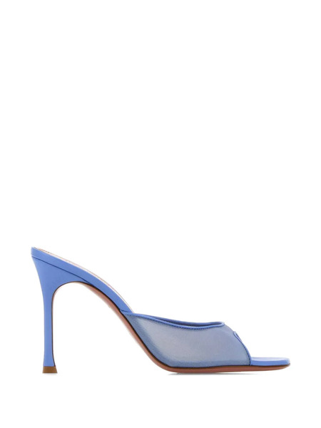  Amina Muaddi Mules Alexa 95 - Azul 