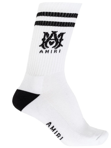  Amiri Calcetines Con Logo Estampado - Blanco 
