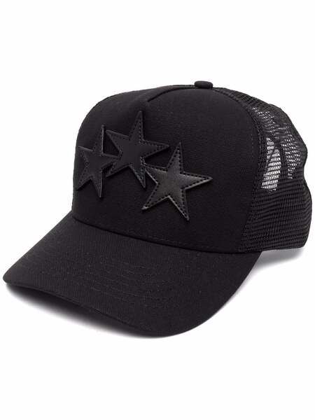  Amiri Gorra Con Parche Estrellas - Negro 