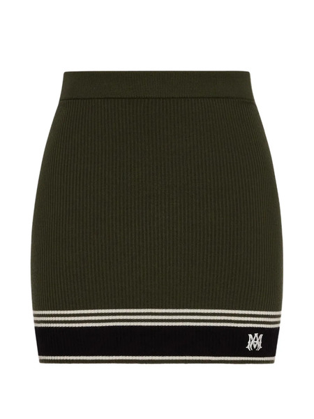  Amiri Minifalda A Rayas - Verde 