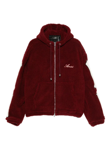  Amiri Sudadera Bones De Vellón Con Capucha - Rojo 