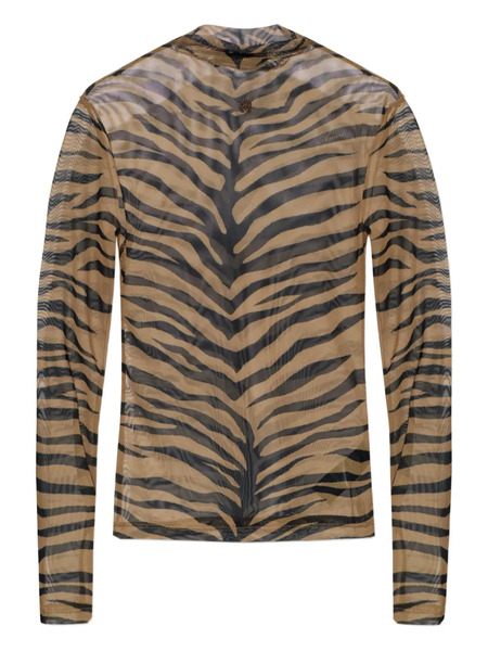  Amiri Top Con Estampado De Cebra - Neutro 