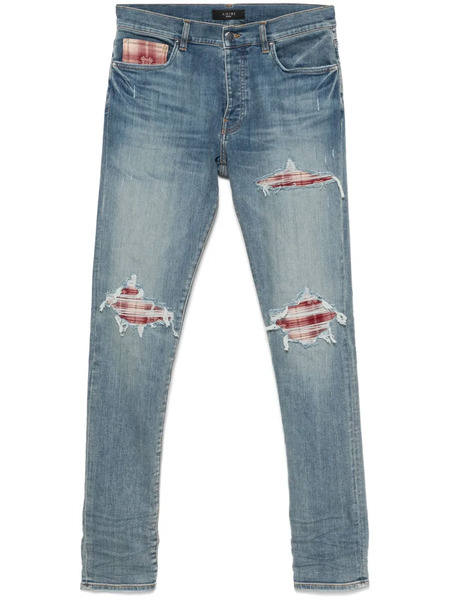  Amiri Vaqueros Plaid Mx1 - Azul 
