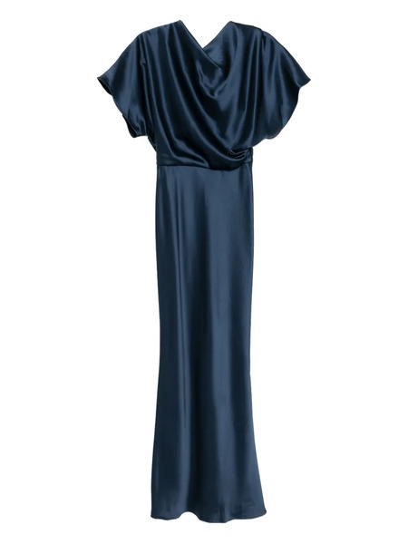  Amsale Vestido De Fiesta Drapeado - Azul 