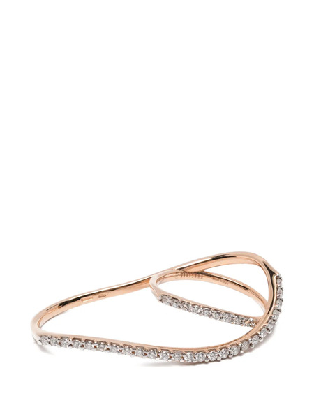  Anapsara Anillo Con Diamantes - Rosa 