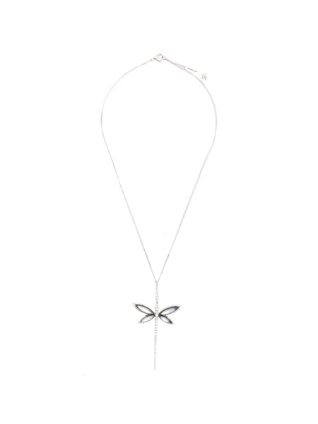  Anapsara Collar Dragonfly Con Diamante - Plateado 