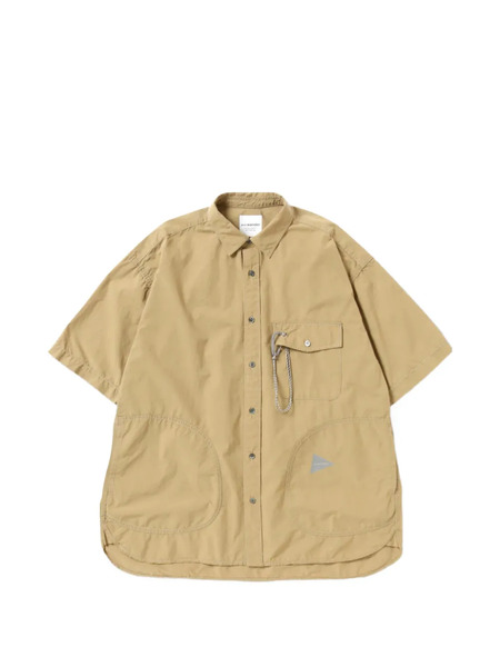  And Wander Camisa Cordura Con Diseño Rasgado - Neutro 