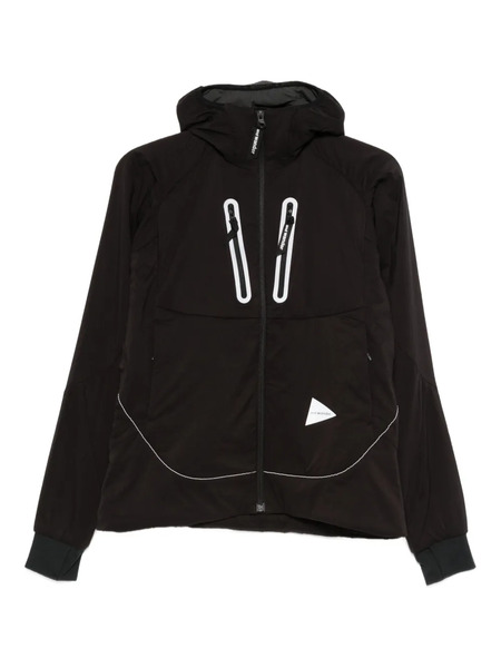  And Wander Chaqueta Con Capucha - Negro 