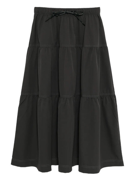  And Wander Falda Con Efecto Arrugado - Gris 