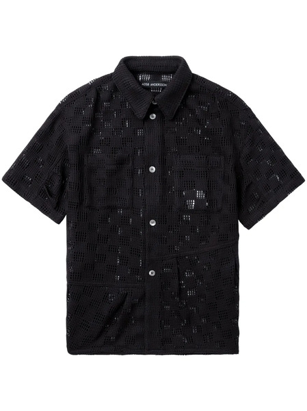  Andersson Bell Camisa Crochet - Negro 