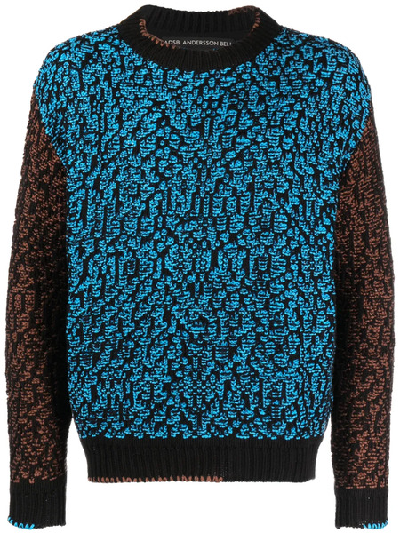  Andersson Bell Sudadera En Intarsia - Azul 