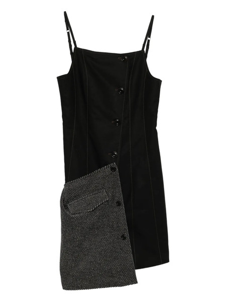  Andersson Bell Vestido Con Diseño Patchwork - Negro 