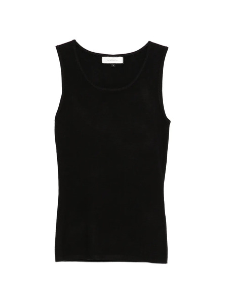  Andiata Top Con Cuello Redondo - Negro 
