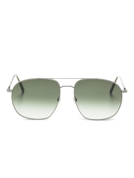  Andy Wolf Gafas De Sol Con Montura Rectangular - Gris 