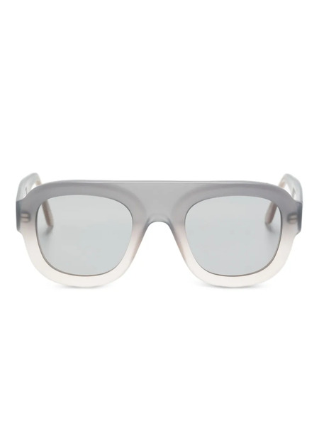  Andy Wolf Gafas De Sol Con Montura Rectangular - Gris 