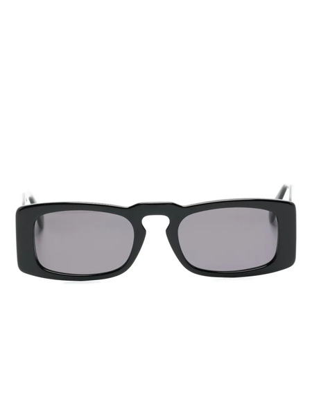  Andy Wolf Gafas De Sol Con Montura Rectangular - Negro 