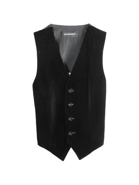  Ann Demeulemeester Chaleco Stanse - Negro 