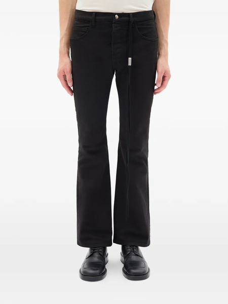  Ann Demeulemeester Vaqueros Bootcut Jonas Con Cinco Bolsillos - Negro 