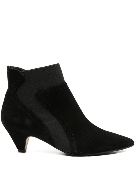 Anna F. Botas Con Puntera En Punta - Negro 