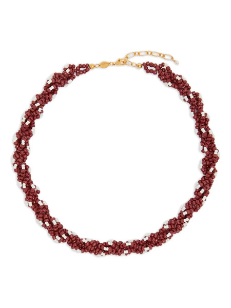  Anni Lu Collar Rodeo Con Cuentas - Rojo 