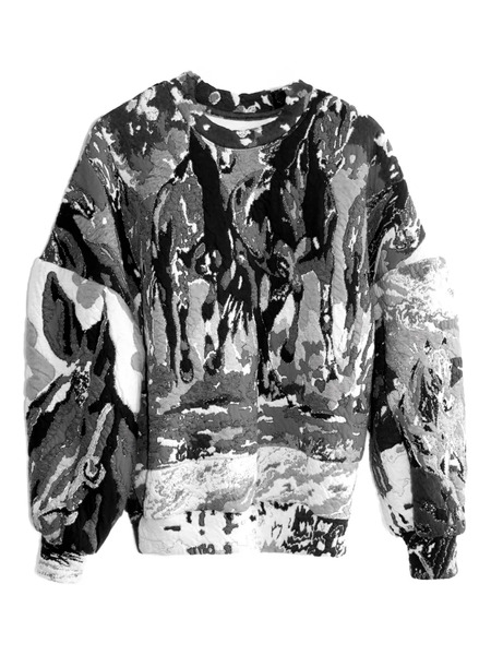  Anntian Sudadera En Jacquard - Negro 