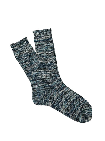  Anonymous Ism Calcetines 5color Mix Crew - Azul 