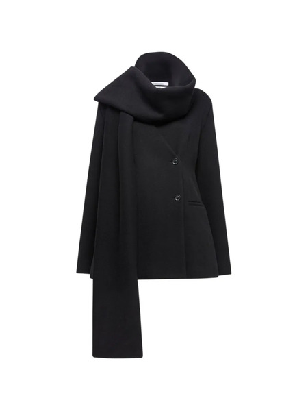  Another Tomorrow Abrigo Con Doble Botonadura - Negro 