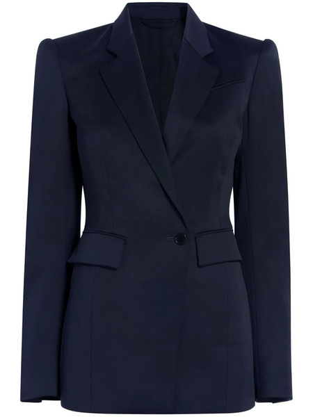  Another Tomorrow Blazer Con Doble Botonadura - Azul 