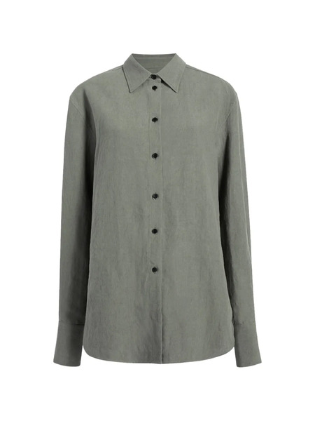  Another Tomorrow Camisa Con Botones - Verde 