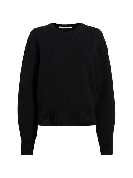  Another Tomorrow Jersey Con Hombros Caídos - Negro 