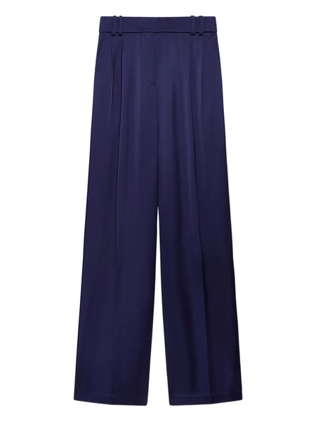  Another Tomorrow Pantalones Con Pinzas - Azul 