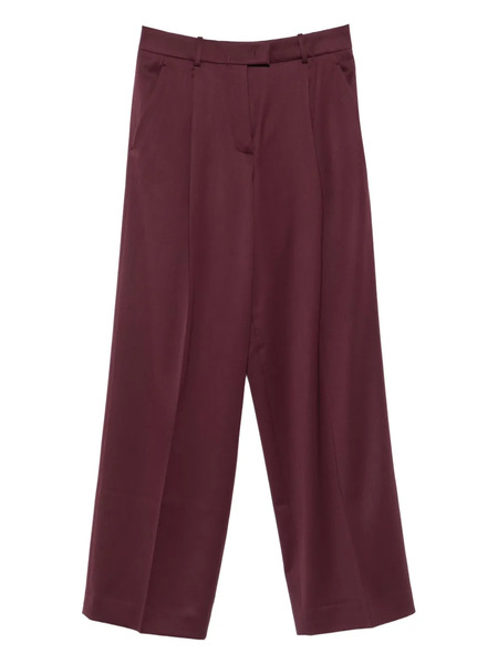  Another Tomorrow Pantalones Con Pinzas - Morado 