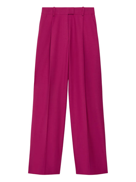  Another Tomorrow Pantalones Con Pinzas - Rosa 