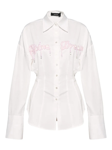  Anouki Camisa Con Apliques - Blanco 