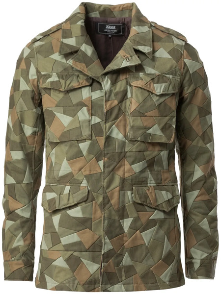  Anrealage Chaqueta Estilo Cargo Con Patchwork - Verde 